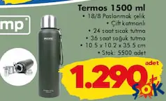 ORCAMP ÇELİK TERMOS 1500 ML